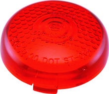 Load image into Gallery viewer, BKC489867-Bikers Choice Replacement Honycomb Red Lens For LED Bullet Turn Signal-Lights Corner-Bikers Choice