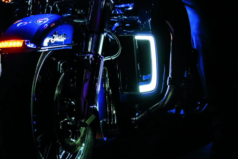 KUR5063-Kuryakyn Tracer Lower Fairing Grill Chrome-Exterior Trim-Kuryakyn