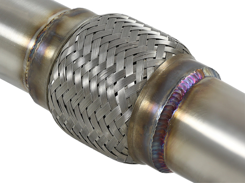 aFe aFe Takeda 2.5in to 3in 304 SS Y-Pipe Exhaust System 16-18 Infiniti Q50/Q60 V6-3.0L (tt)