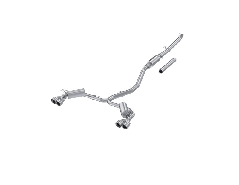 MBRPS4906AL-MBRP 22-24 Honda Civic/Sport Touring 1.5L 3in Cat-Back 2.5in Dual Split Rear w/ Quad Tips - AL-Catback-MBRP