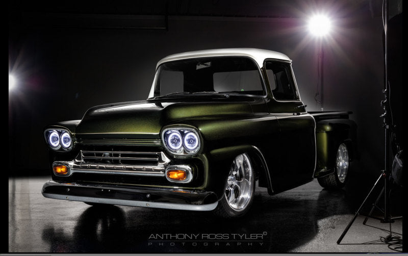 Oracle Pre-Installed Lights 5.75 IN. Sealed Beam - Red Halo-Headlights-ORACLE Lighting
