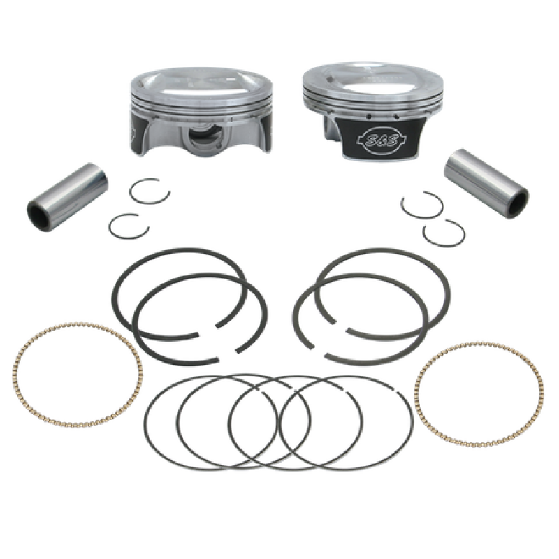 SSC940-0067-S&S Cycle 2017+ M8 Models 4.320in Bore Piston Ring Set - 2 Pack-Piston Rings-S&S Cycle