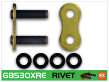 Load image into Gallery viewer, RKCGB530XRE-RL-RK Chain GB530XRE-RIVET - Gold-Chains-RK Chain