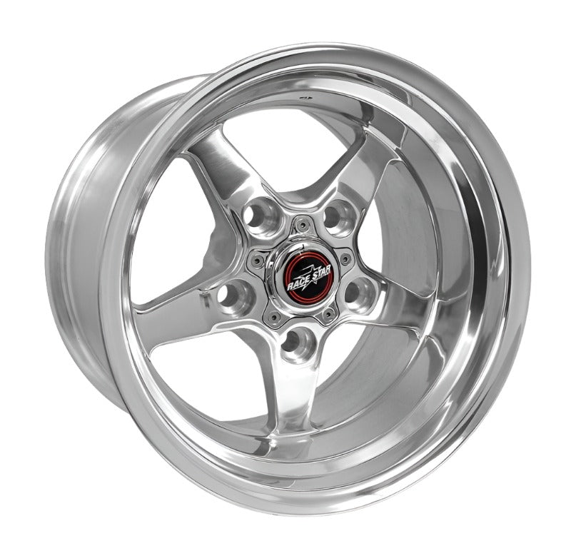 RST92-705852DP-Race Star 92 Drag Star 17x10.5 5x5.5bc 6.5bs Direct Drill Dark Star Polished Wheel-Wheels - Cast-Race Star