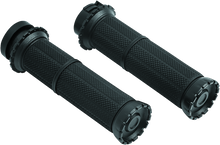 Load image into Gallery viewer, KUR3582-Kuryakyn Riot Grips Dual Cable Satin Black-Grips-Kuryakyn