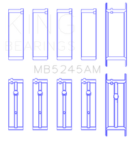 Load image into Gallery viewer, King 91-04 Nissan 146CI/2.4L KA24DE L4 / 89-97 146CI/2.4L KA24E L4 (Size +0.25) Main Bearing Set-Bearings-King Engine Bearings