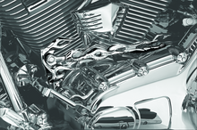 Load image into Gallery viewer, KUR1072-Kuryakyn Flame Shift Linkage Chrome-Shifter Cable-Kuryakyn