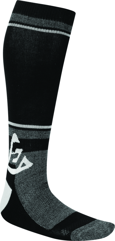 ANS447147-Answer Moto Socks Black Youth - Small/Medium-Footwear-Answer