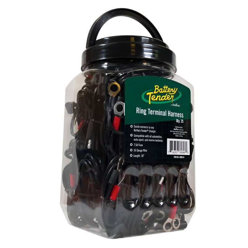 Battery Tender Ring Terminal Accessory Cable Jar of 25-Battery Accessories-Battery Tender