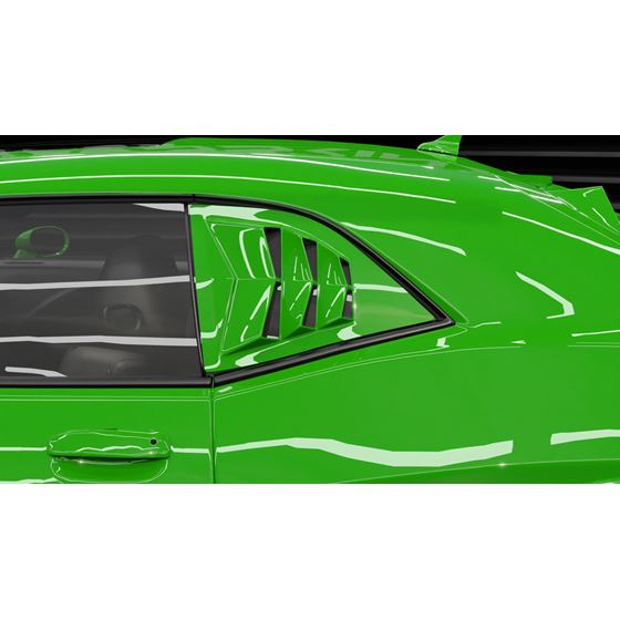 2008-2023 Dodge Challenger Bakkdraft Quarter Louvers-Window Louvers-GlassSkinz