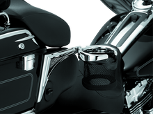 Load image into Gallery viewer, KUR1482-Kuryakyn Passenger Drink Holder With Basket 98-13 Touring Right Side Chrome-Cup Holders-Kuryakyn