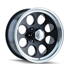 Load image into Gallery viewer, ION171-6885B-ION Type 171 16x8 / 5x139.7 BP / -5mm Offset / 108mm Hub Black/Machined Wheel-Wheels - Cast-ION Wheels