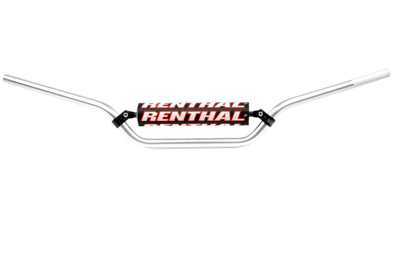 REN837-01-SI-01-185-Renthal 14+ Honda Grom/ MSX125 7/8 in. Handlebar - Silver-Handlebars-Renthal