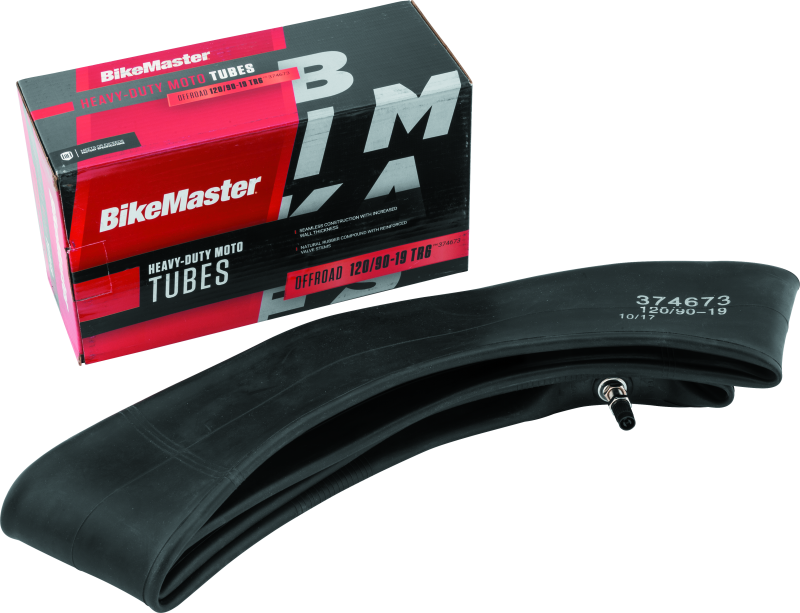 BKM374673-BikeMaster 120/90-19 TR6 Tube Heavy Duty-Tire Tubes-Bike Master