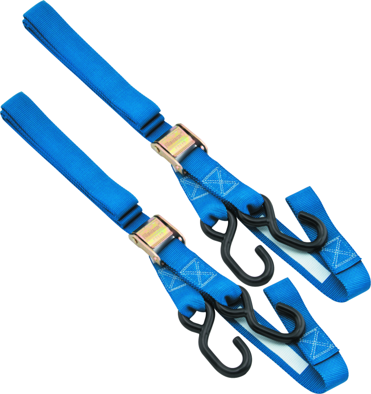 BKM100518-BikeMaster Tiedown 1-1/2 Integrated Softhook - Blue-Cargo Tie-Downs-Bike Master