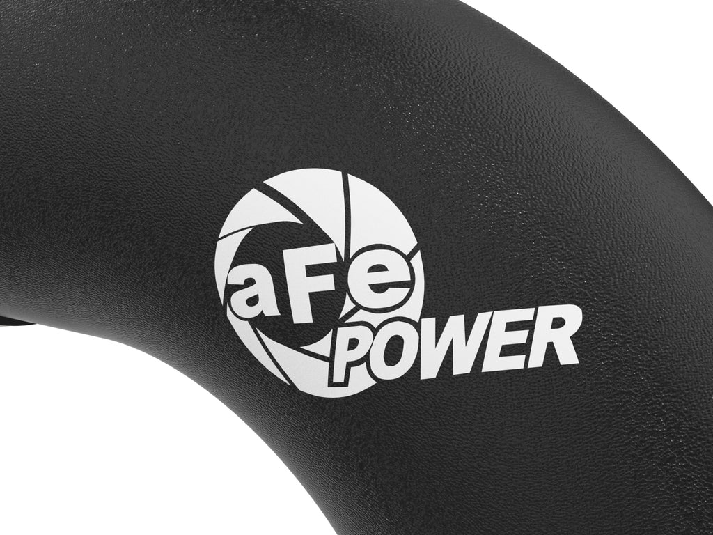 aFe aFe 20-23 GM Diesel Trucks V8 6.6L L5P BladeRunner 3in Aluminum Hot Charge Pipe - Black