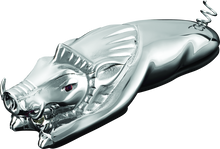 Load image into Gallery viewer, KUR9022-Kuryakyn Wild Boar Fender Ornament Chrome-Exterior Trim-Kuryakyn