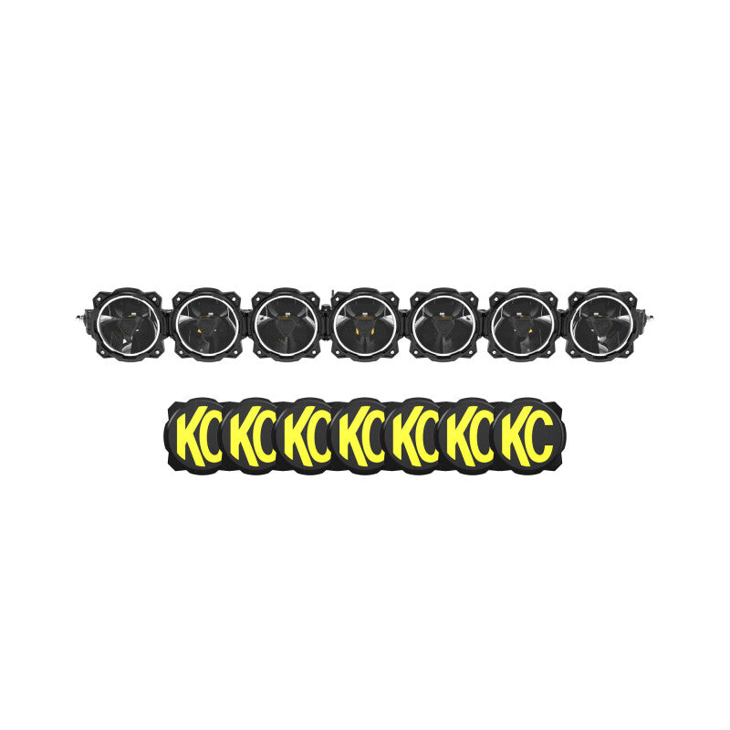 KCL91423-KC HiLiTES Gravity Titan LED Light Bar for 17-23 Cam-Am X3 Overhead - 45in. (7-Light)-Light Bars & Cubes-KC HiLiTES