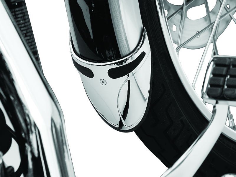 KUR9016-Kuryakyn Fender Extension For Narrow Fenders Chrome-Exterior Trim-Kuryakyn