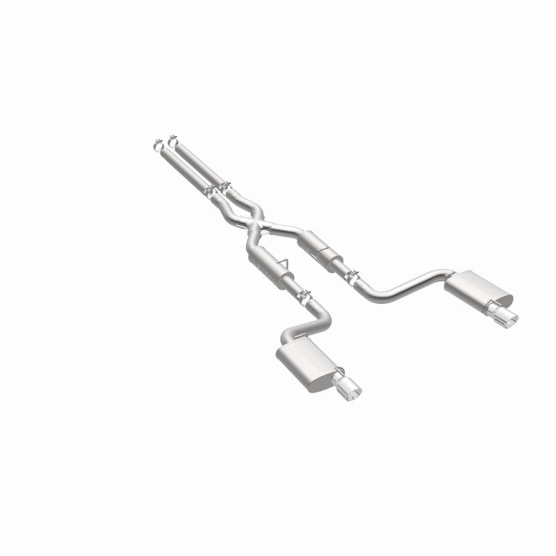 MagnaFlow 11-12 Dodge Charger SRT-8 Hemi Dual Split Rear Exit Stainless Cat-Back Performance Exhaust-Catback-Magnaflow