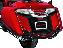 Load image into Gallery viewer, KUR3247-Kuryakyn L.E.D. Vertical Rear Light Strips 12-17 GL1800 Gloss Black Smoke Lens-Light Bars &amp; Cubes-Kuryakyn