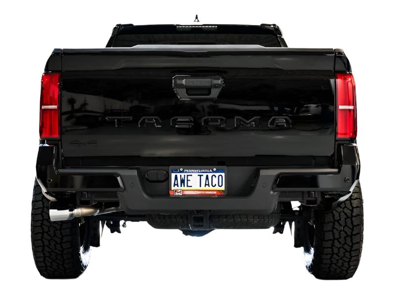 AWE3015-32254-AWE Exhaust for 4th Gen Toyota Tacoma Dual Chrome Silver Tips-Catback-AWE Tuning