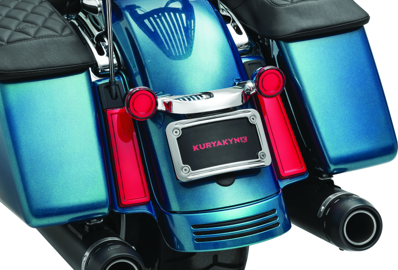 KUR2952-Kuryakyn Tracer Filler Panel Lights Red Lens-Tail Lights-Kuryakyn