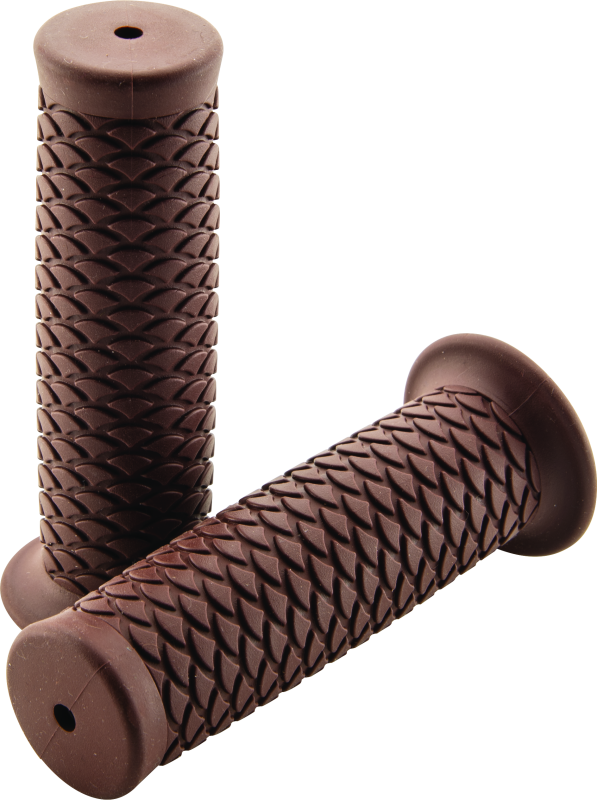 BKM102291-BikeMaster Scales Grips - Brown-Grips-Bike Master