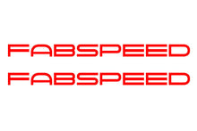 Load image into Gallery viewer, Fabspeed Motorsport Die-Cut Decals