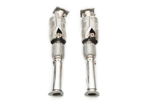 FS.ACURA.NSX.CB-Fabspeed Acura NSX TT / Type S Competition Link Pipes (2017-2022)-Fabspeed Motorsport