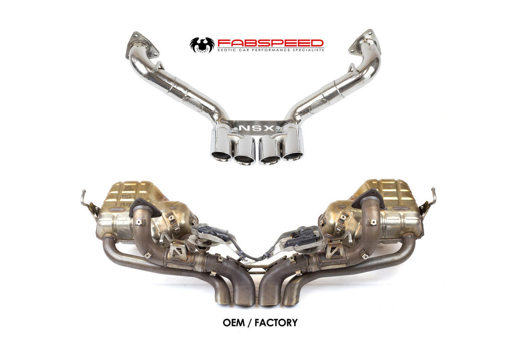Fabspeed Motorsport Fabspeed Acura NSX TT / Type S Maxflo Cat Back Exhaust 2017-2022