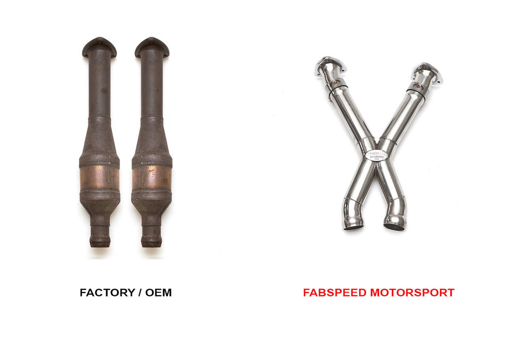 Fabspeed Motorsport Fabspeed Aston Martin DB9 Secondary Cat Bypass X-Pipe 2004-2016