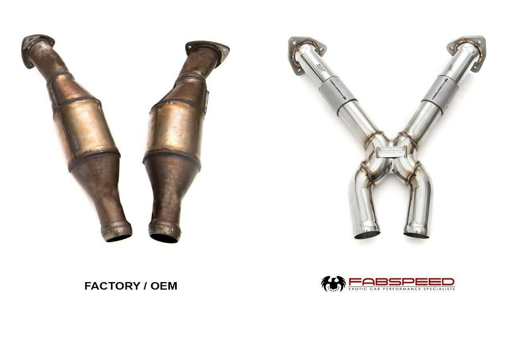 Fabspeed Motorsport Fabspeed Aston Martin V8 Vantage Secondary Cat Bypass X-Pipe
