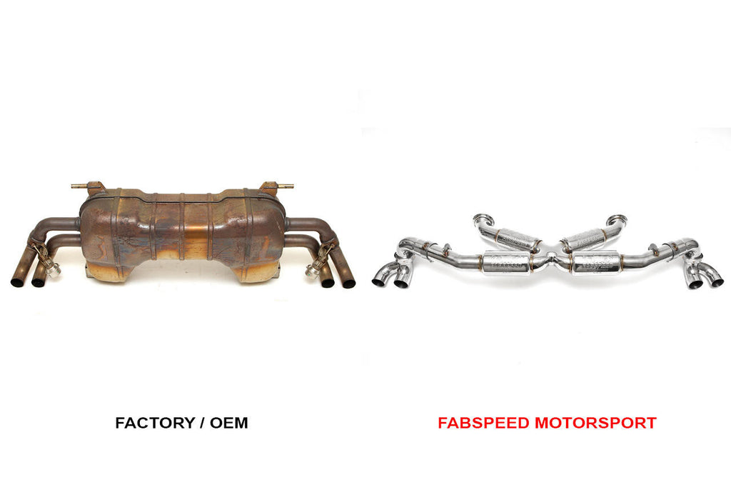 Fabspeed Motorsport Fabspeed Audi R8 V10 Supersport X-Pipe Exhaust System 2009-2015