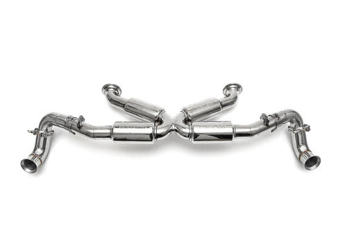 FS.AUD.R8V8.SS-Fabspeed Audi R8 V8 Supersport X-Pipe Exhaust System (2007-2012)-Fabspeed Motorsport