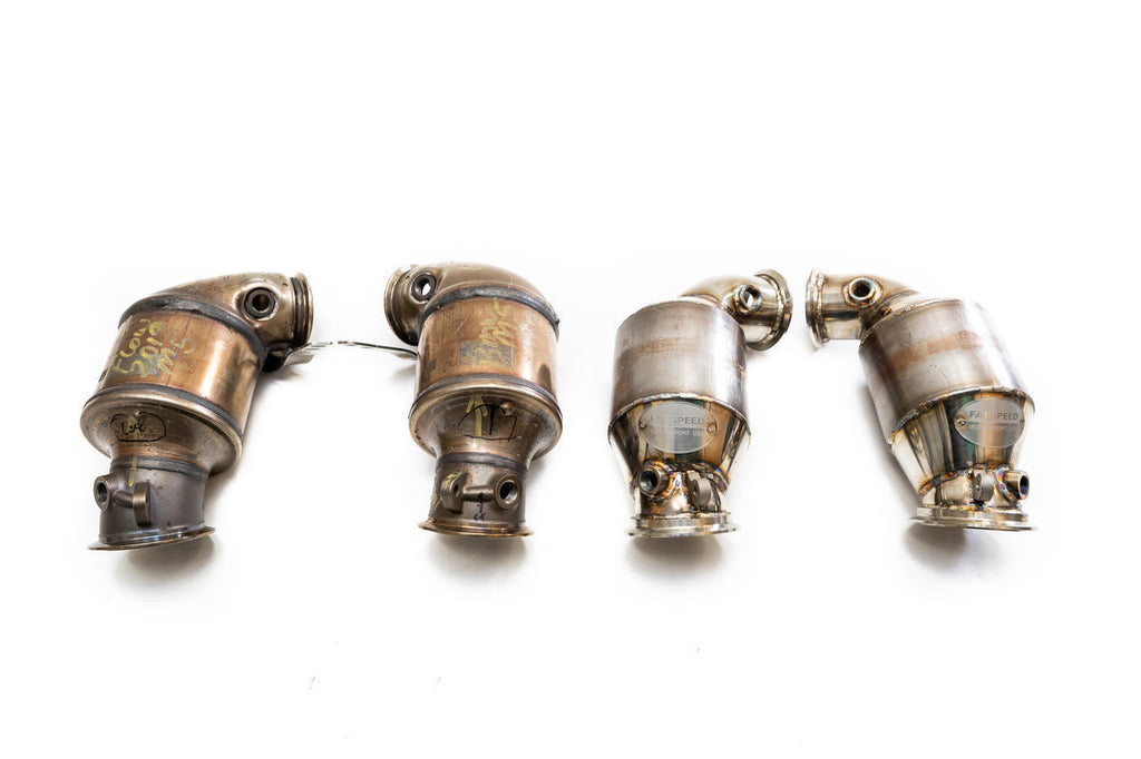 Fabspeed BMW M8 Primary Sport Catalytic Converter Downpipes (2019+)