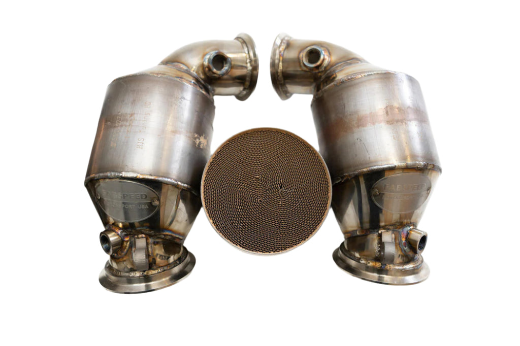 Fabspeed BMW M8 Primary Sport Catalytic Converter Downpipes (2019+)