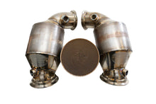 Load image into Gallery viewer, Fabspeed BMW M8 Primary Sport Catalytic Converter Downpipes (2019+)