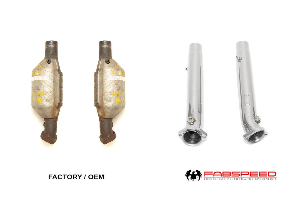 Fabspeed Motorsport Fabspeed Ferrari 348 Cat Bypass Pipes