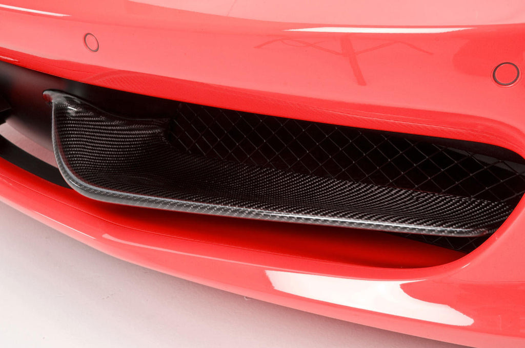 Fabspeed Motorsport Fabspeed Ferrari 458 Italia Carbon Fiber Front Bumper Blades 2010-2015