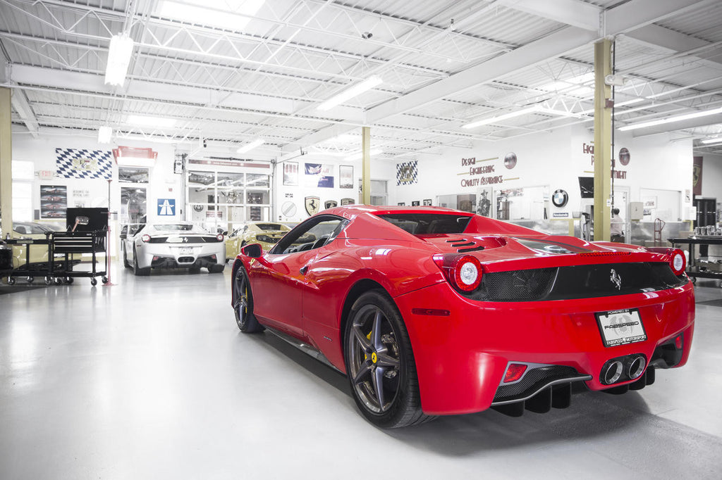Fabspeed Motorsport Fabspeed Ferrari 458 Italia Challenge Style Dual Exhaust Tips 2010-2015
