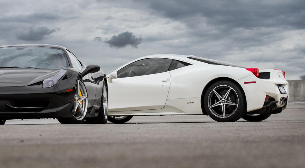 Fabspeed Motorsport Fabspeed Ferrari 458 Italia Challenge Style Dual Exhaust Tips 2010-2015