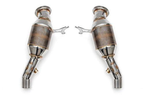 FS.FER.458.SC-Fabspeed Ferrari 458 Italia Sport Catalytic Converters-Fabspeed Motorsport