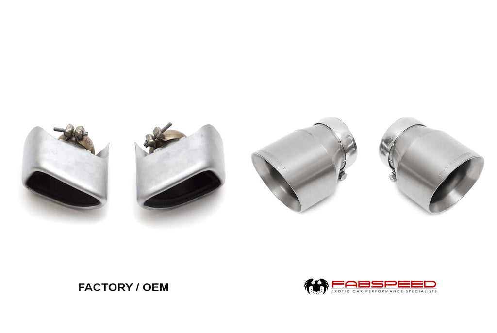 Fabspeed Motorsport Fabspeed McLaren 570S / 570GT / 540C Deluxe Bolt-On 4.5 Titanium Tips