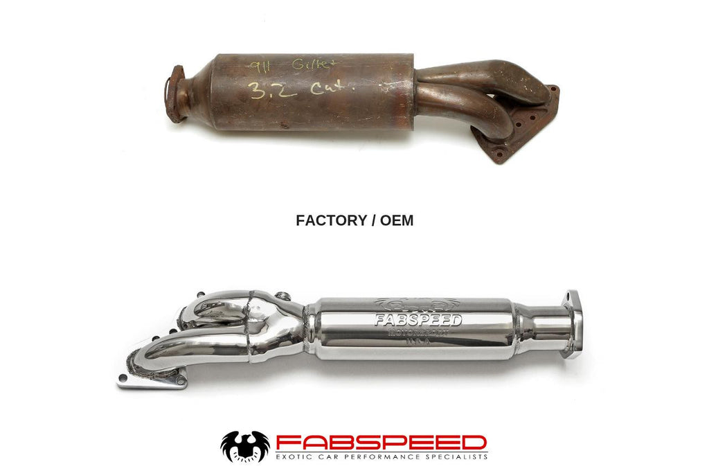 Fabspeed Motorsport Fabspeed Porsche 911 Carrera European Pre-Muffler Cat Bypass Pipe 1976-1989