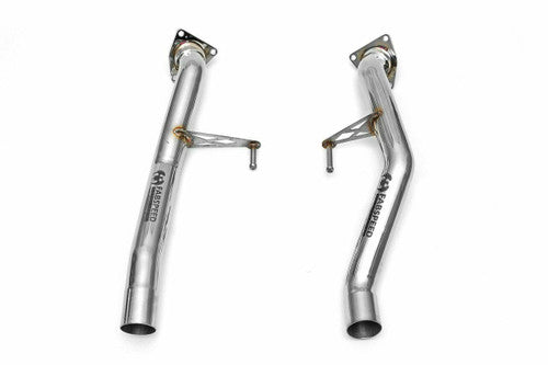 FS.POR.957T.CB-Fabspeed Porsche 957 Turbo / Turbo S Secondary Competition Link Pipes (2008-2010)-Catalytic Converter Direct Fit-Fabspeed Motorsport