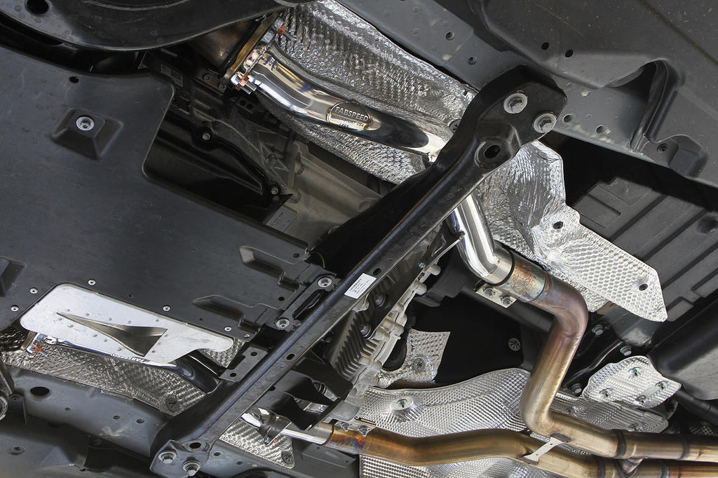 Fabspeed Motorsport Fabspeed Porsche 958.2 Cayenne Turbo / Turbo S Secondary Cat Bypass Pipes 2015-2018