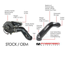 Load image into Gallery viewer, Fabspeed Motorsport Fabspeed Porsche 964 Carrera Carbon Fiber Heater Duct Tube 1989-1994