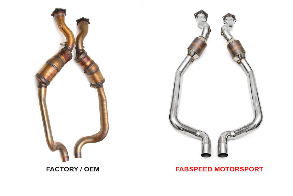 Fabspeed Motorsport Fabspeed Porsche 970 Panamera Turbo / Turbo S Primary Sport Catalytic Converters 2010-2016