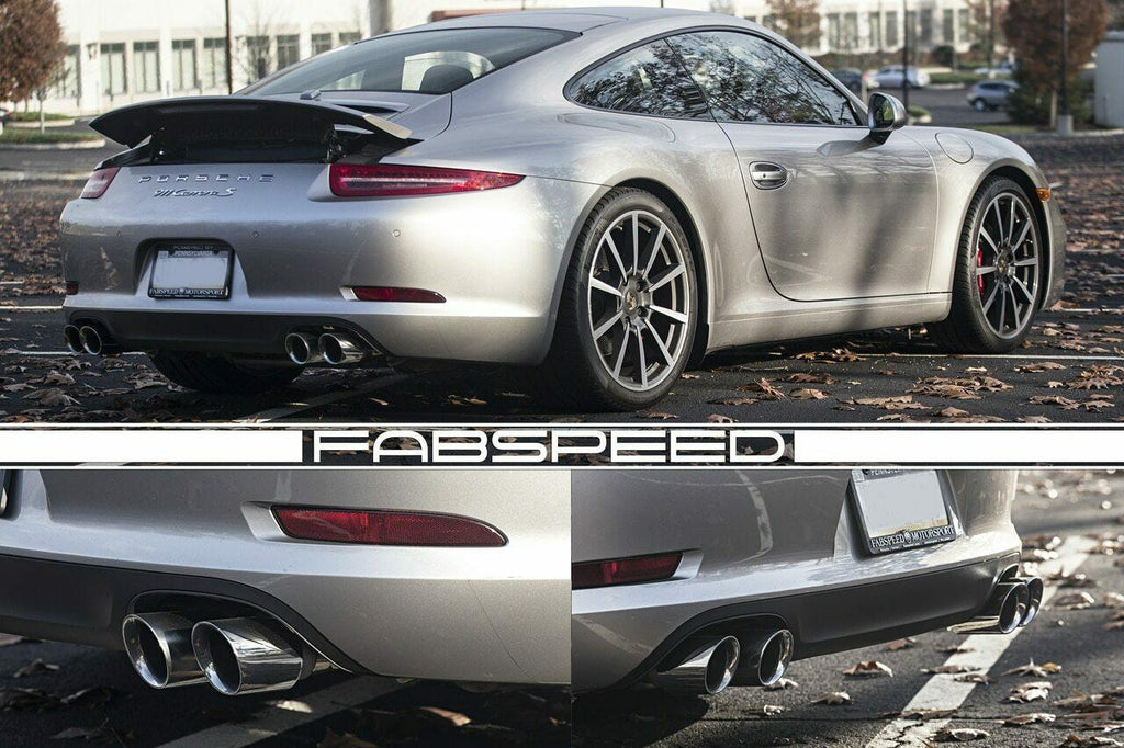 Fabspeed Motorsport Fabspeed Porsche 991 Carrera Deluxe Quad-Style Tips PSE / Carrera S 2012-2016
